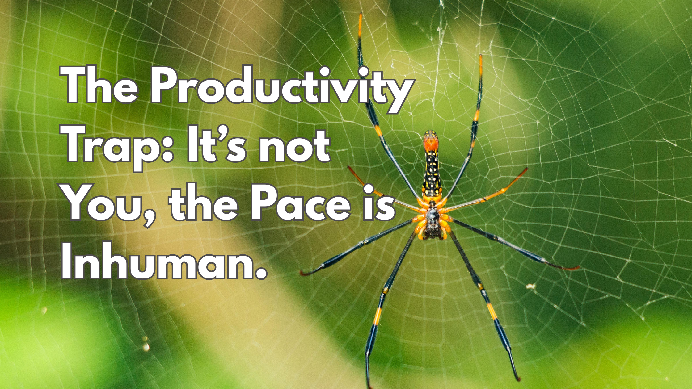 It’s not you, the Pace is Inhuman.