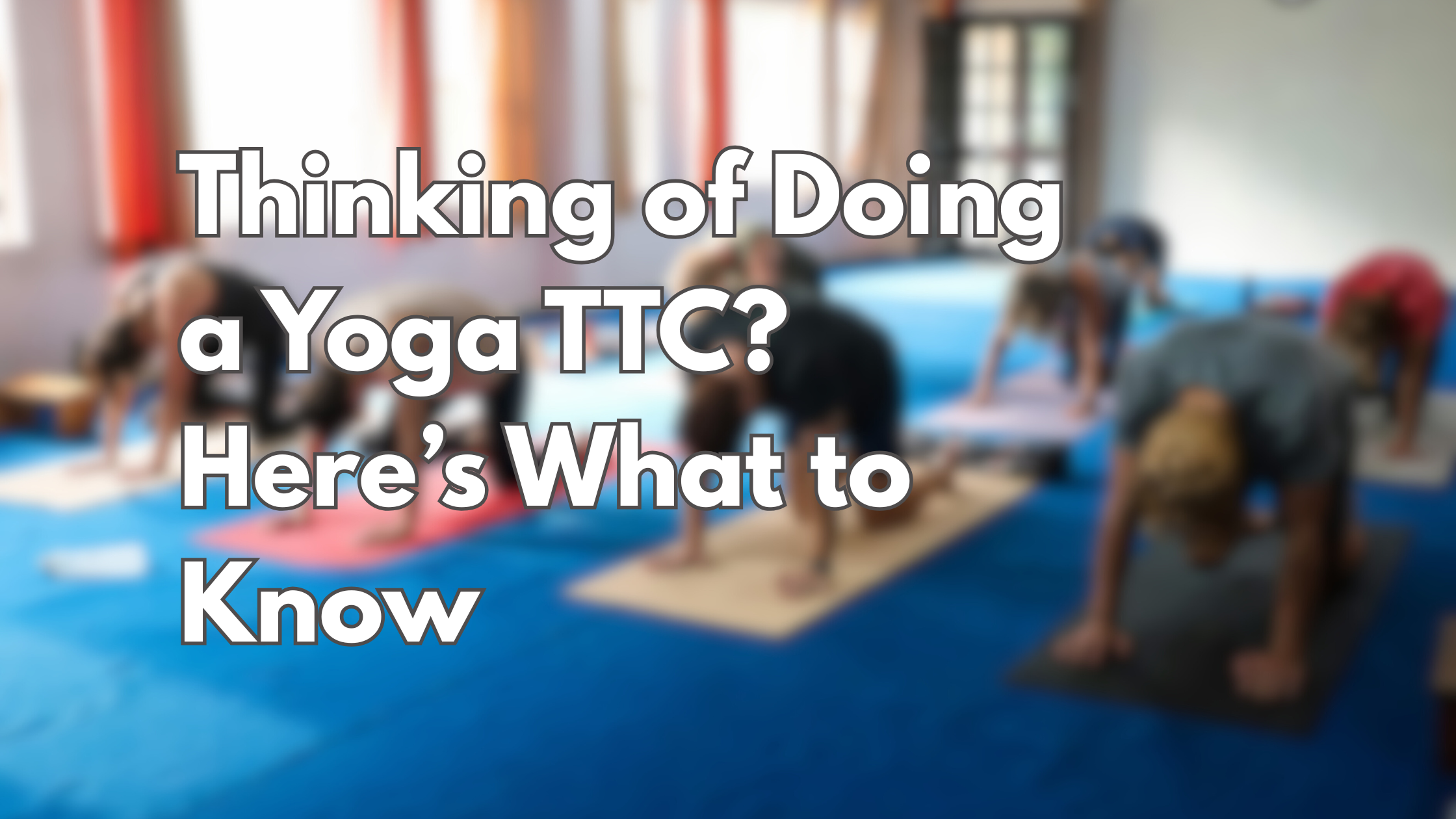 Thinking of doing a Yoga TTC?